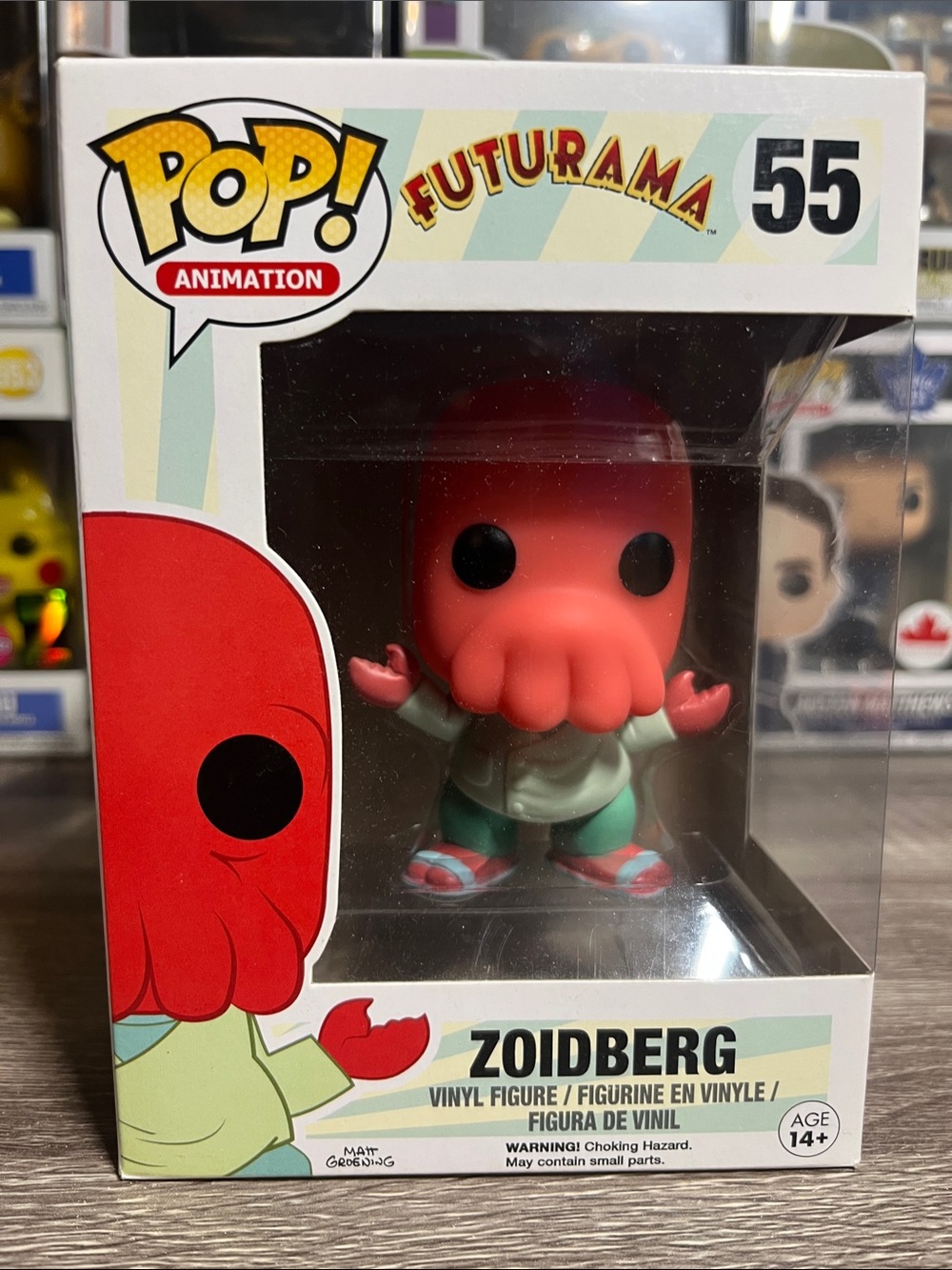 Funko POP! Futurama Zoidberg Vinyl Figure - Red, Green, Teal